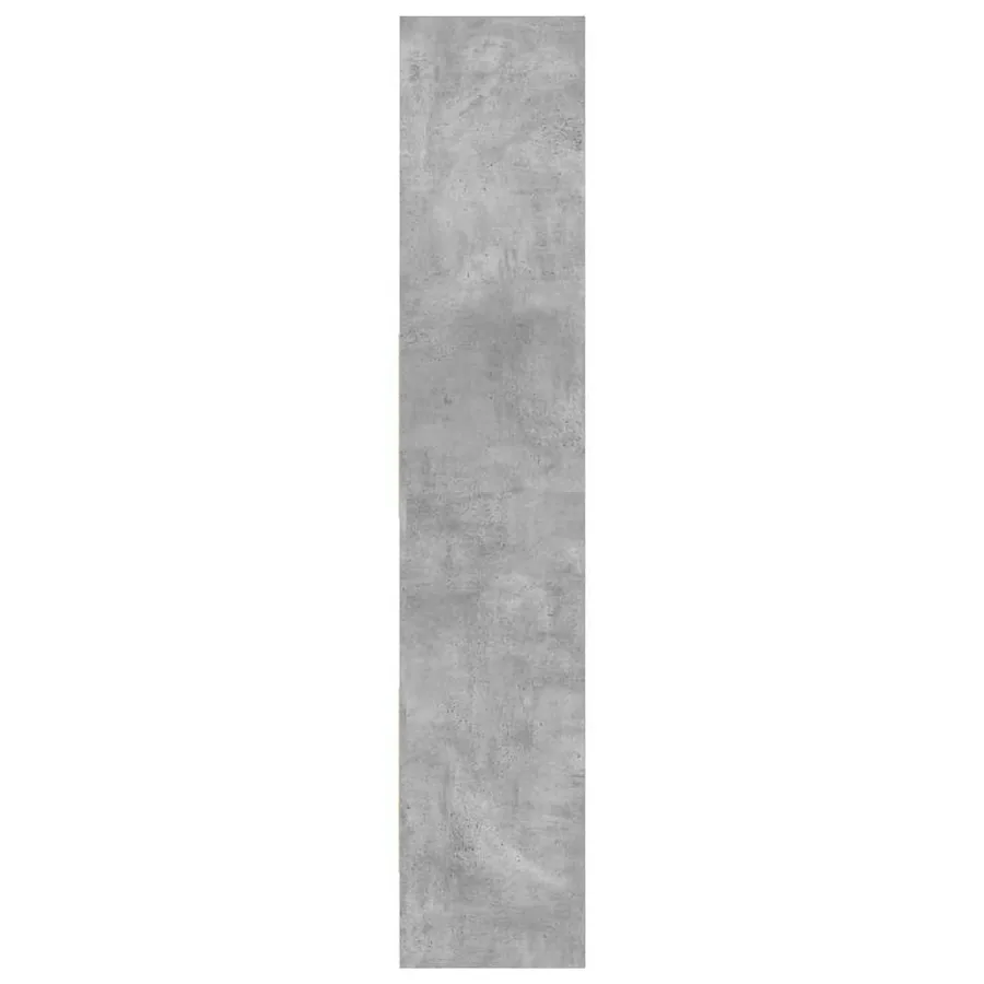 Bibliothèque Gris béton 60x35x180 cm Bois d’ingénierie - 6
