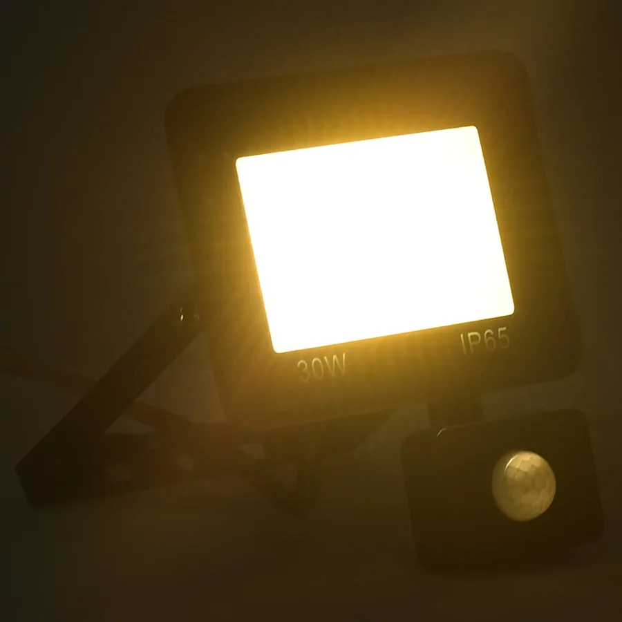 Projecteur à LED avec capteur 30 W Blanc chaud - 2