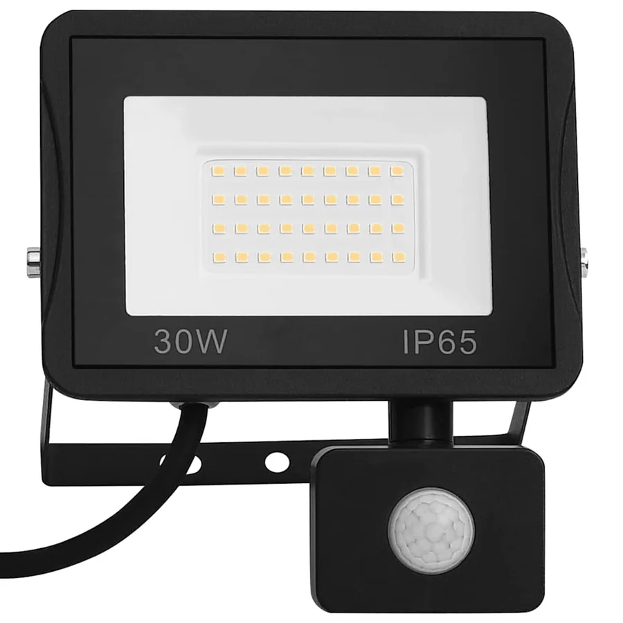 Projecteur à LED avec capteur 30 W Blanc chaud - 3