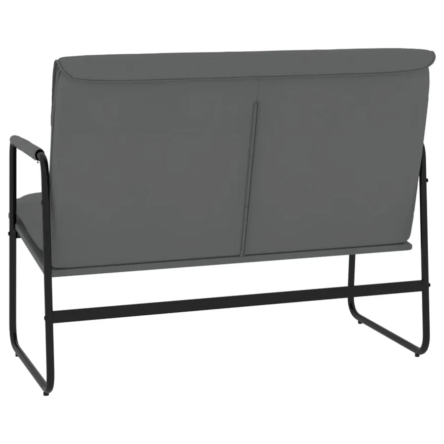 Banc Gris 100x64x80 cm Similicuir - 5