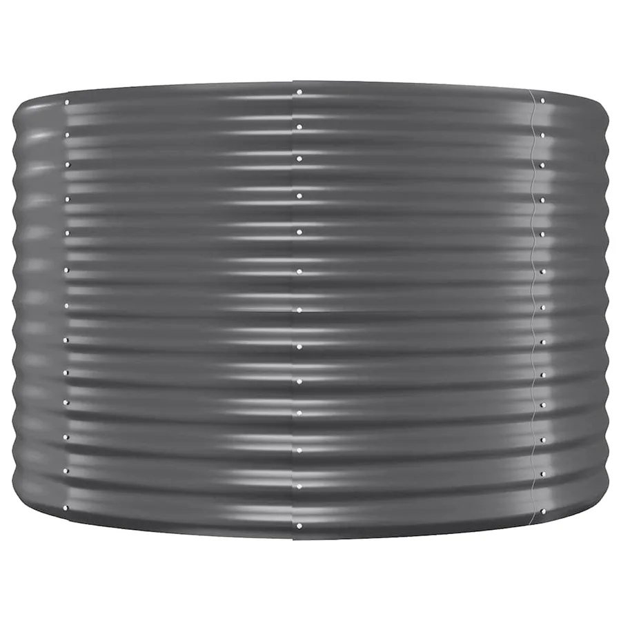 Lit surélevé de jardin Acier galvanisé Anthracite - 4