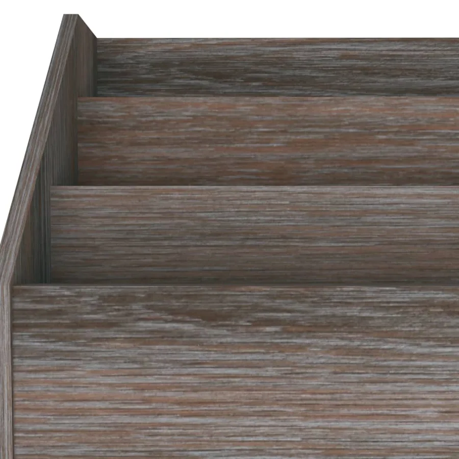 Porte-revue pour enfants Gris et chêne sonoma Bois d’ingénierie - 6