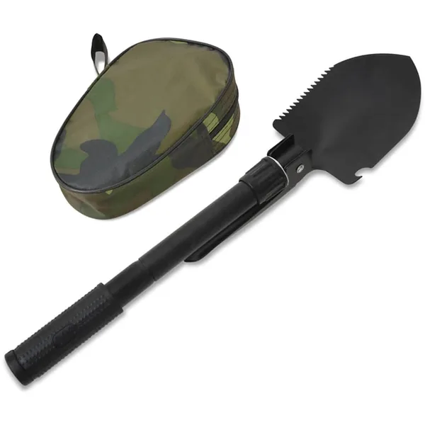 Pelle pliable Acier au carbone Noir