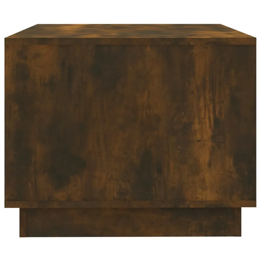 Table basse Chêne fumé 102,5x55x44 cm Bois d'ingénierie - 6