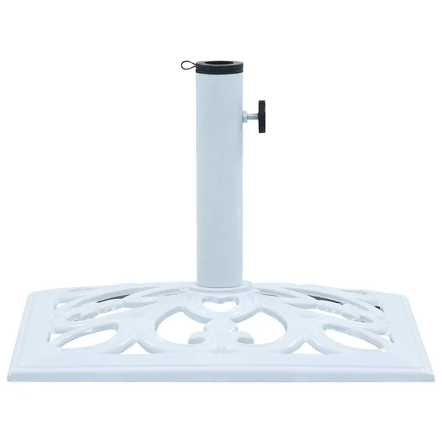 Socle de parasol Blanc 12 kg 49 cm Fonte - 4