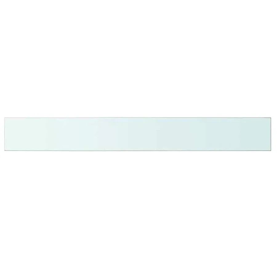 Panneaux d'étagère 2 pcs Verre Transparent 100 x 12 cm - 3