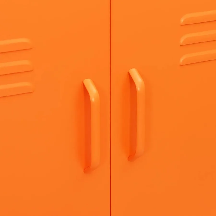 Armoire de rangement Orange 80x35x101,5 cm Acier - 7