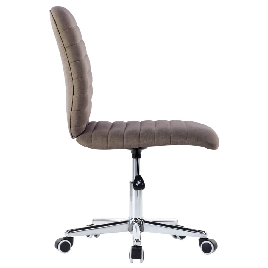 Chaises à manger lot de 2 taupe tissu - 5