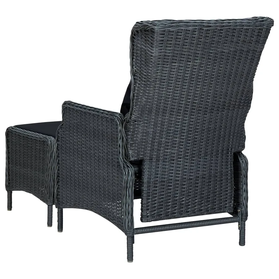 Ensemble à manger d'extérieur 9 pcs et coussins résine tressée - 9