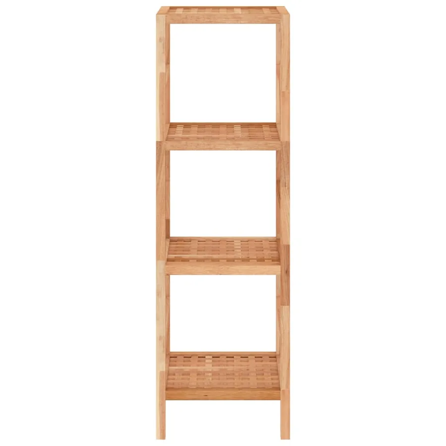 Étagère de salle de bain 35,5x35,5x112,5cm Bois massif de noyer - 3