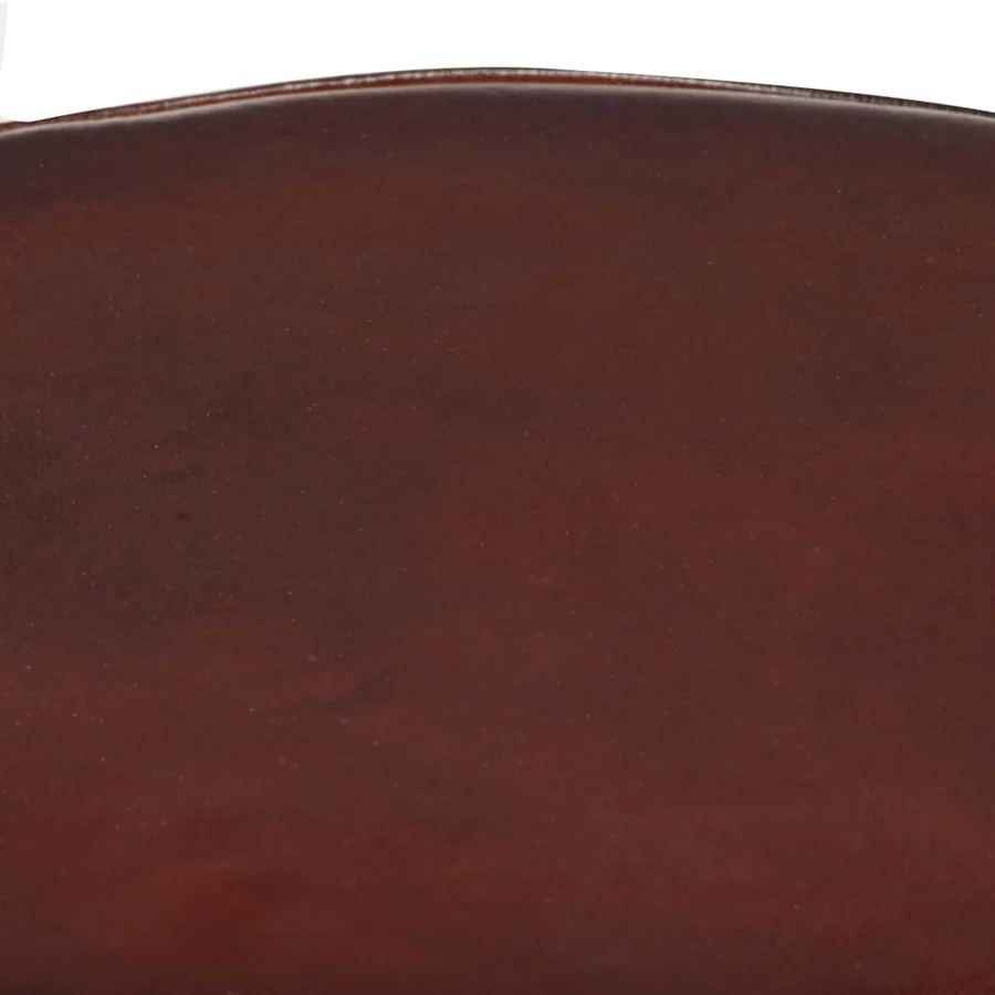 Tabourets de bar lot de 2 66 cm cuir véritable - 5