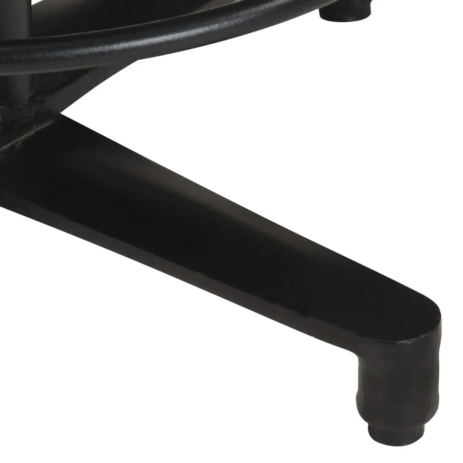 Tabourets de bar lot de 2 66 cm cuir véritable - 6