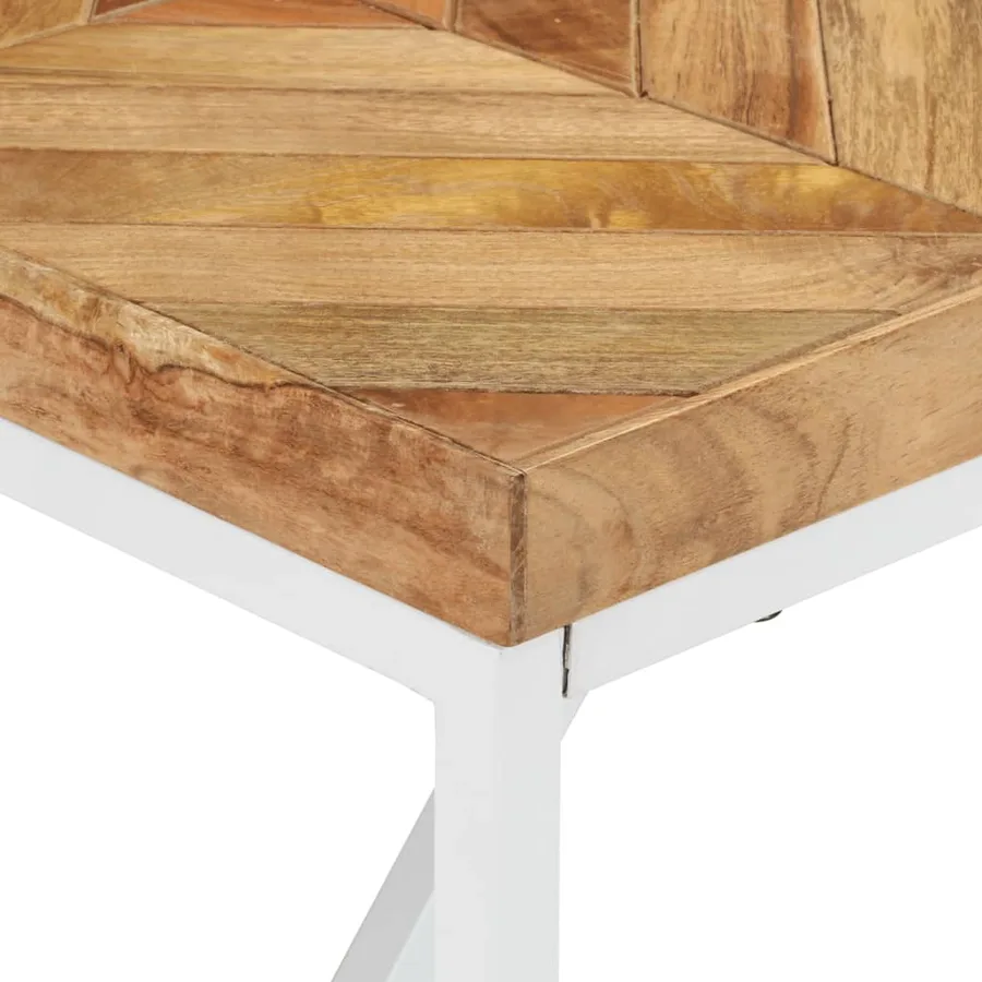 Table à manger 180x90x76 cm Bois massif d'acacia et de manguier - 5