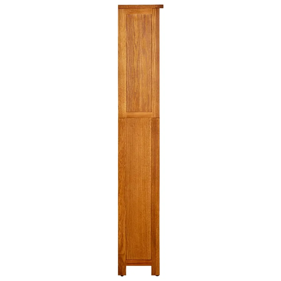 Bibliothèque à 5 étagères 45x22x140 cm Bois de chêne massif - 3