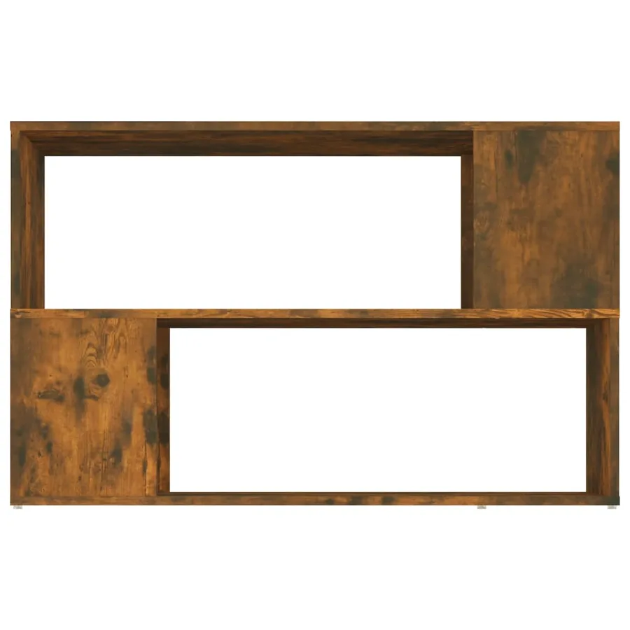 Bibliothèque Chêne fumé 100x24x63 cm Bois d'ingénierie - 5