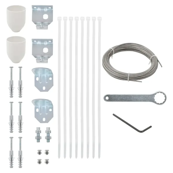 Ensemble d'accessoires pour écran de balcon 29 pcs