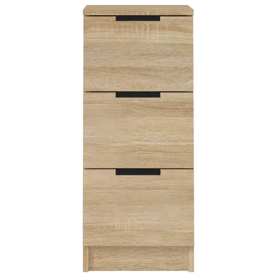 Buffets 2 pcs Chêne Sonoma 30x30x70 cm Bois d'ingénierie - 4