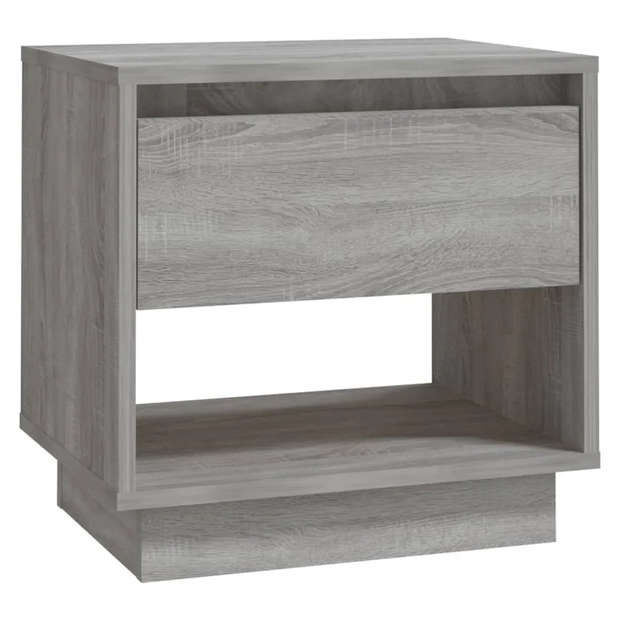 Tables de chevet 2 pcs Sonoma gris 45x34x44cm Bois d'ingénierie - 5