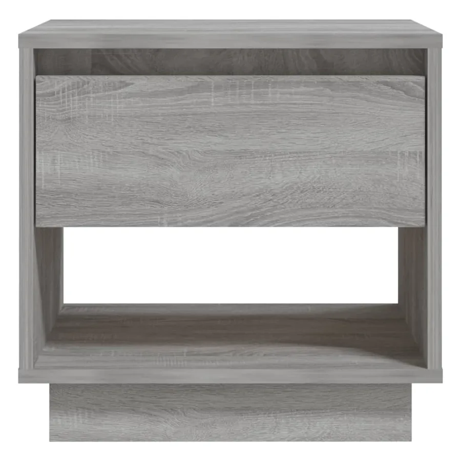 Tables de chevet 2 pcs Sonoma gris 45x34x44cm Bois d'ingénierie - 7