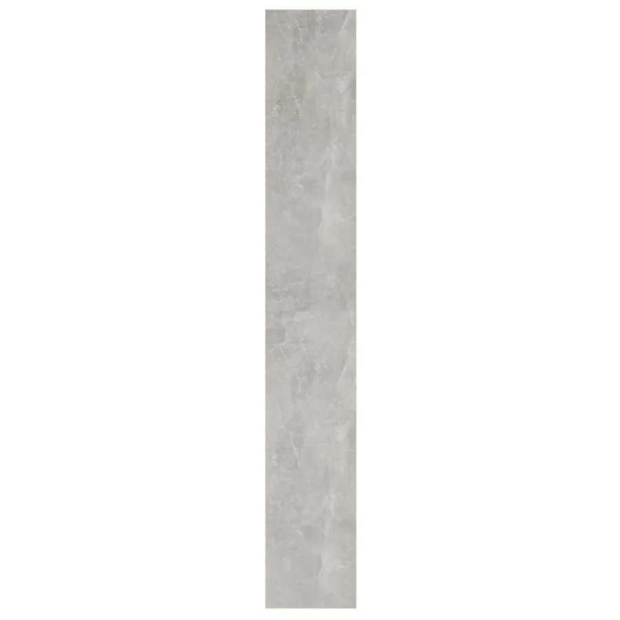 Bibliothèque/Séparateur de pièce Gris béton 40x30x198 cm - 6