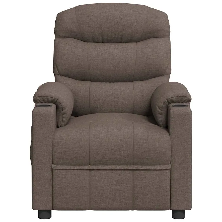 Fauteuil de massage Taupe Tissu - 3