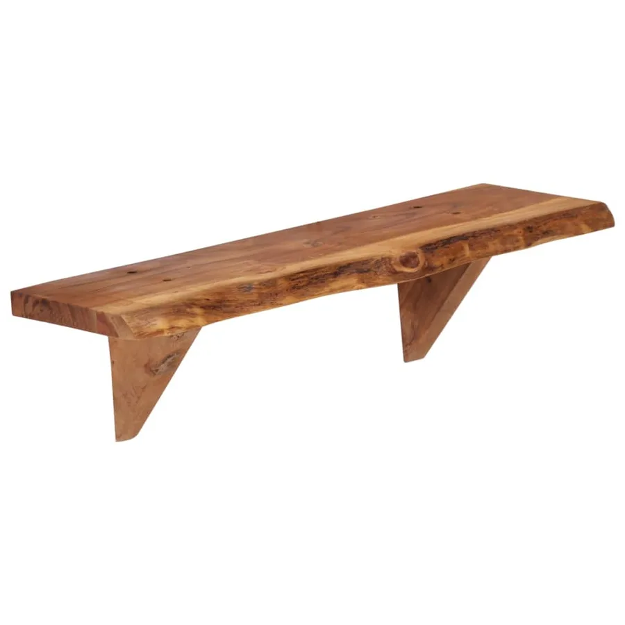 Étagères murales 2 pcs 60x20x18 cm Bois d'acacia massif - 2