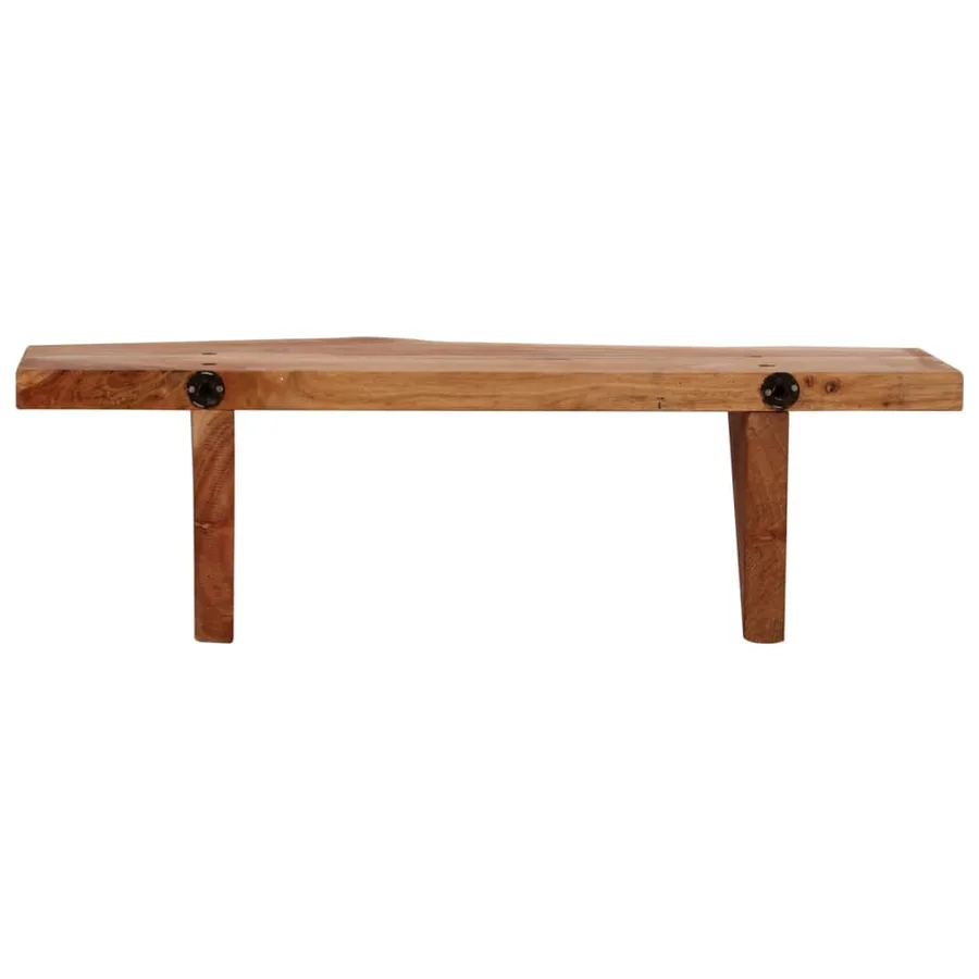 Étagères murales 2 pcs 60x20x18 cm Bois d'acacia massif - 6