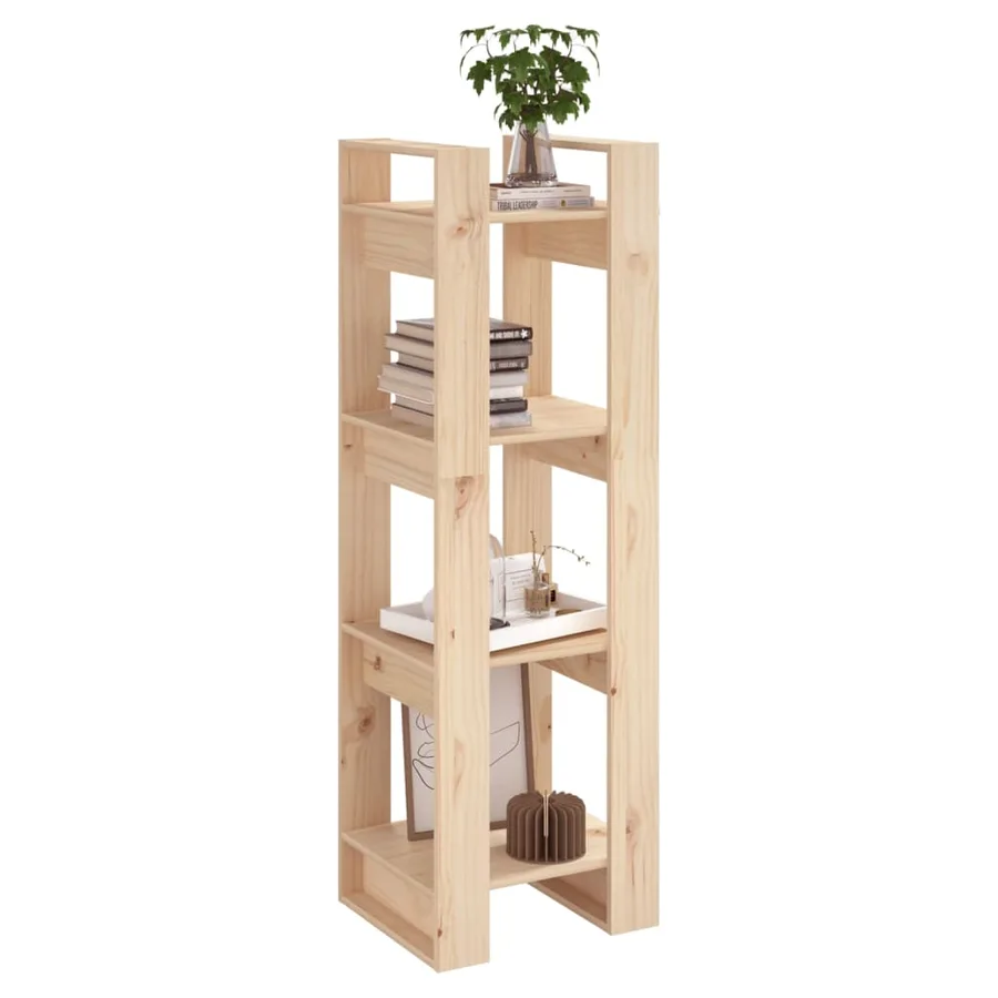 Bibliothèque/Séparateur de pièce 41x35x125 cm pin massif - 5