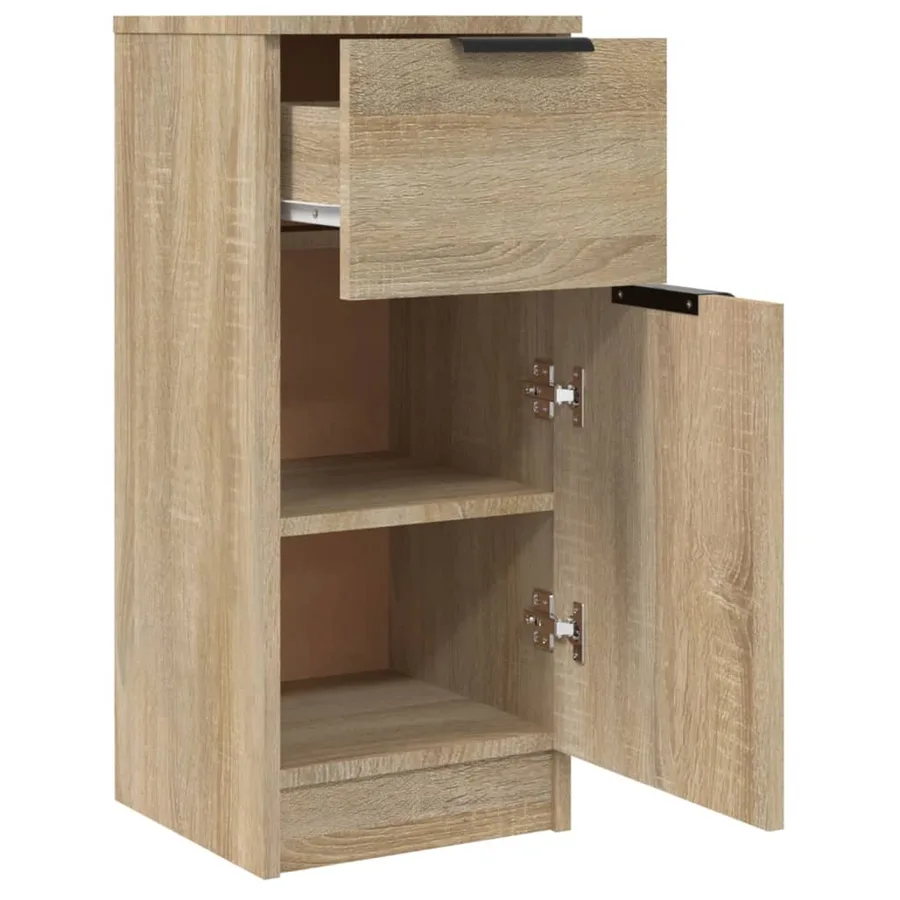 Buffet Chêne sonoma 30x30x70 cm Bois d'ingénierie - 5