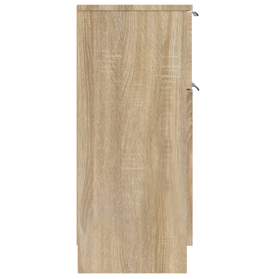 Buffet Chêne sonoma 30x30x70 cm Bois d'ingénierie - 6