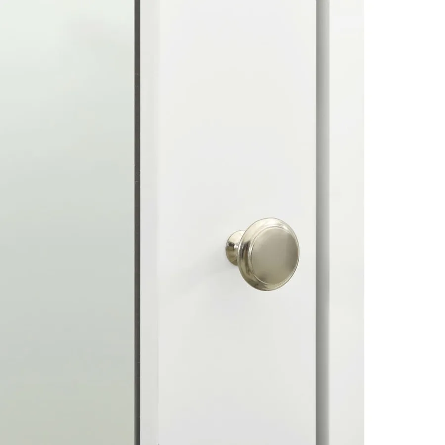 Armoire à miroir de salle de bain Blanc 66x17x63 cm MDF - 7