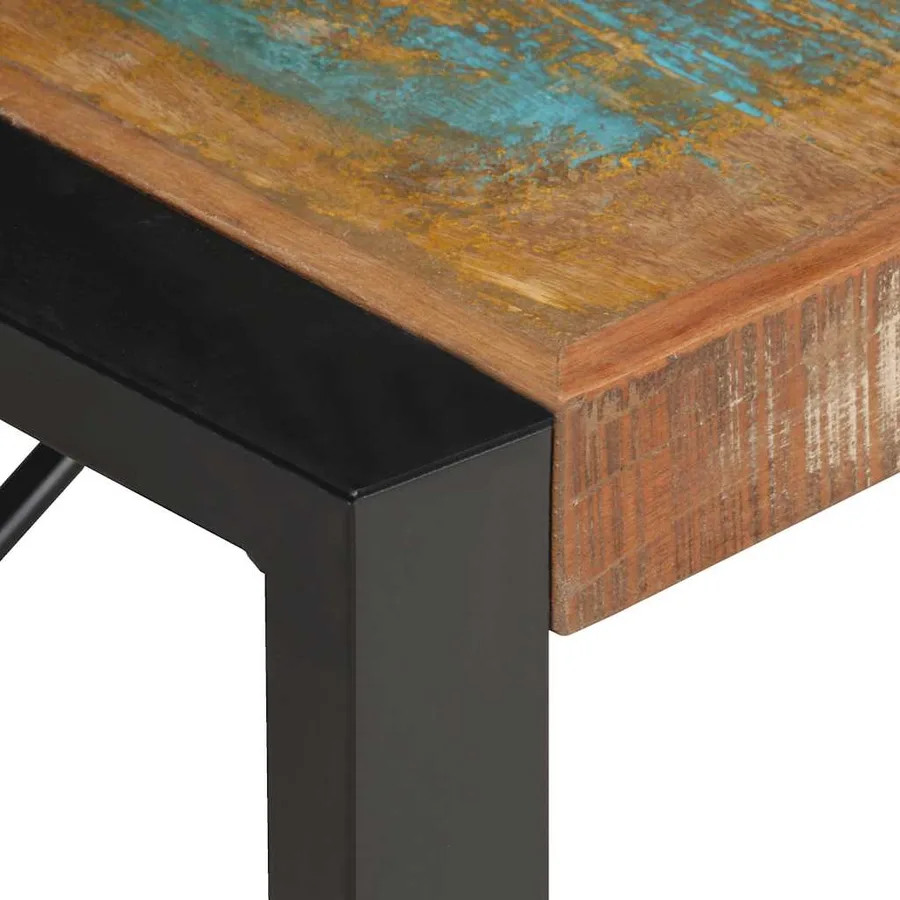 Table basse 180x90x40 cm Bois de récupération massif - 4