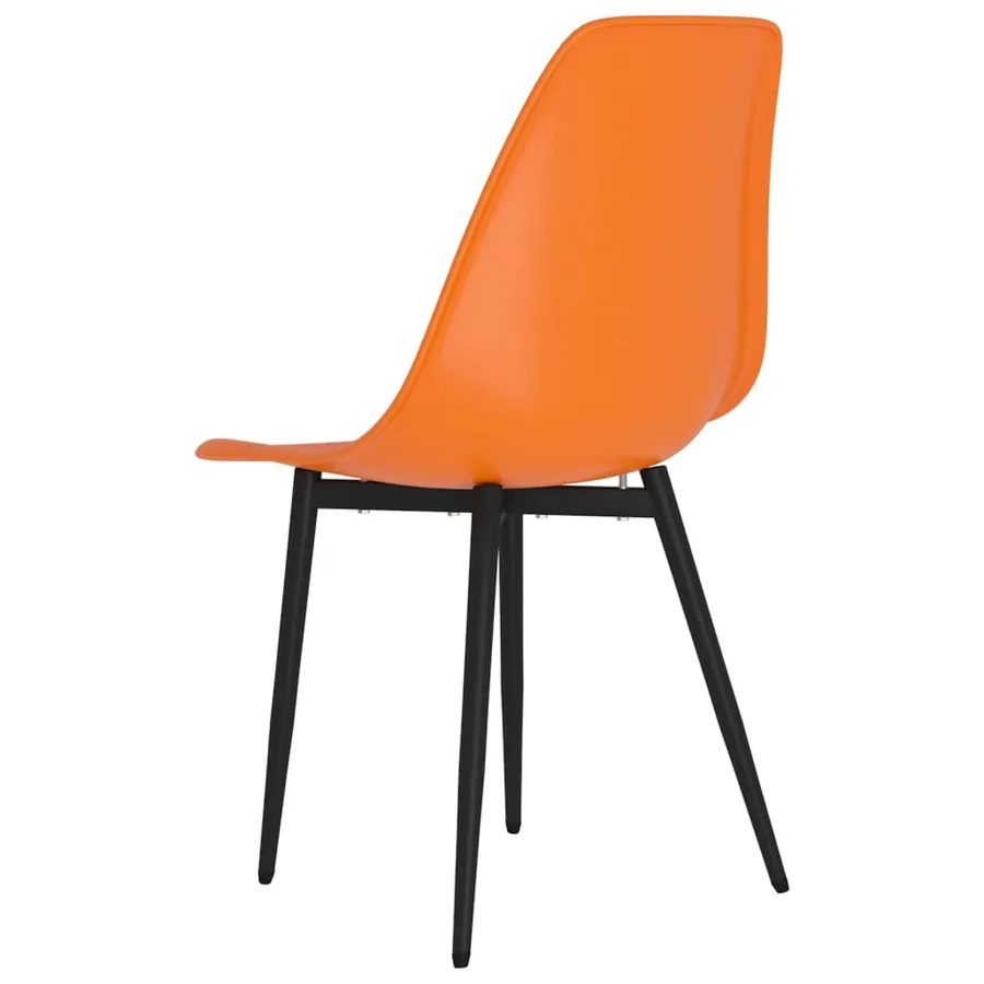 Chaises à manger lot de 6 orange PP - 6