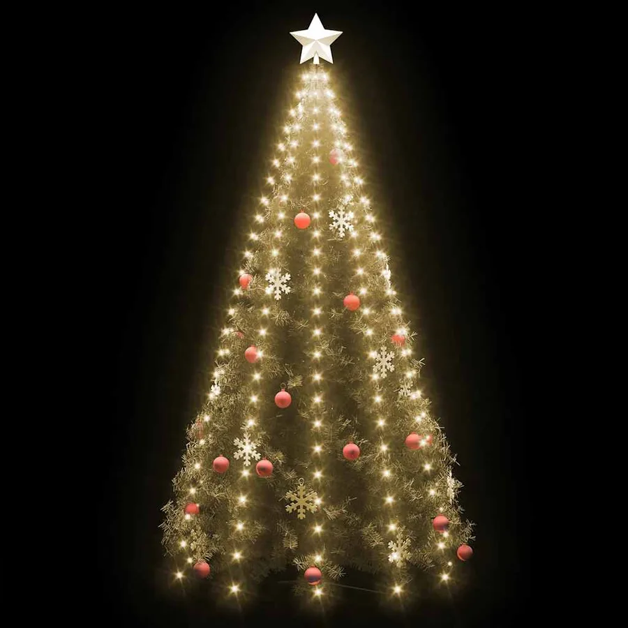 Guirlande lumineuse filet d'arbre de Noël 250 LED 250 cm - 3