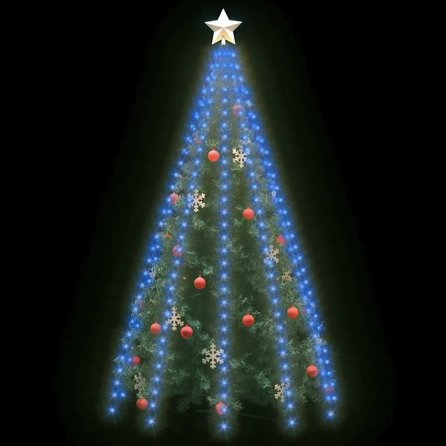 Guirlande lumineuse d'arbre de Noël 250 LED Bleu 250 cm - 3