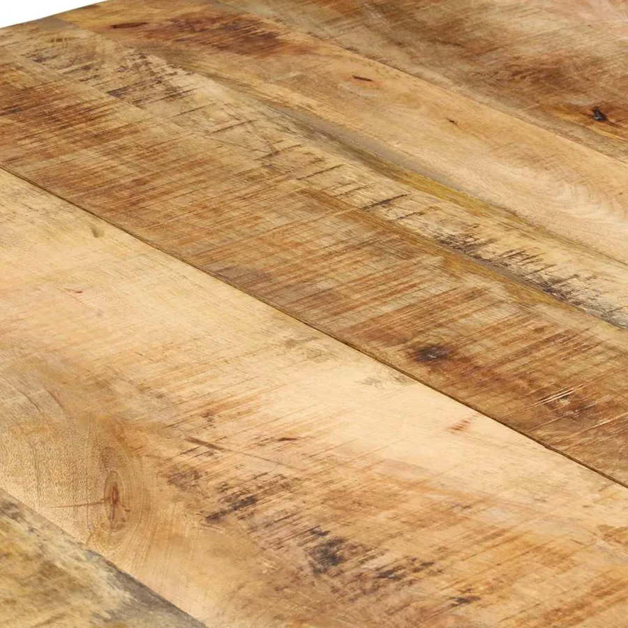 Table à manger 180x90x76 cm Bois de manguier brut - 6