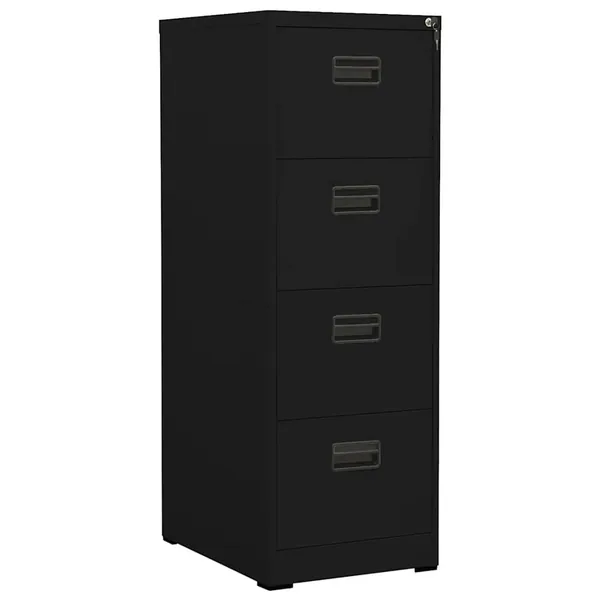 Classeur Noir 46x62x133 cm Acier
