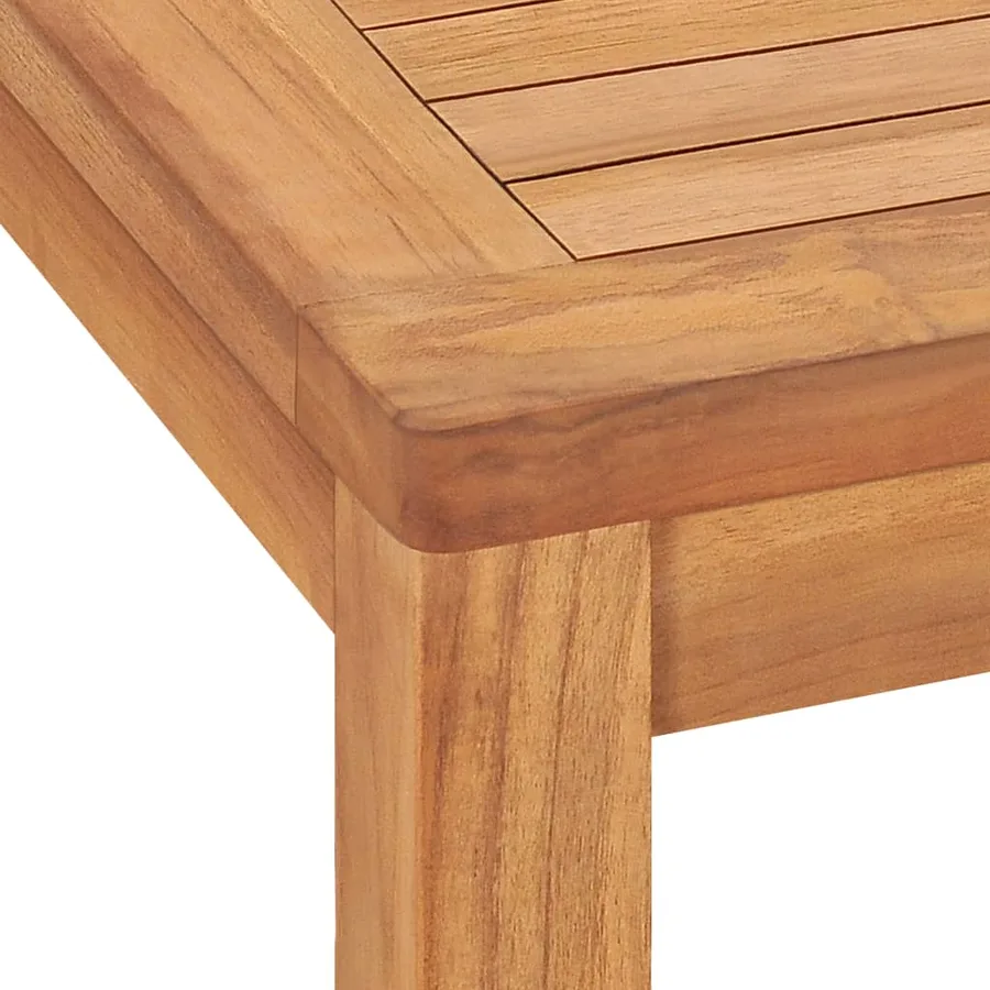 Ensemble à manger de jardin 5pcs Bois de teck massif - 8
