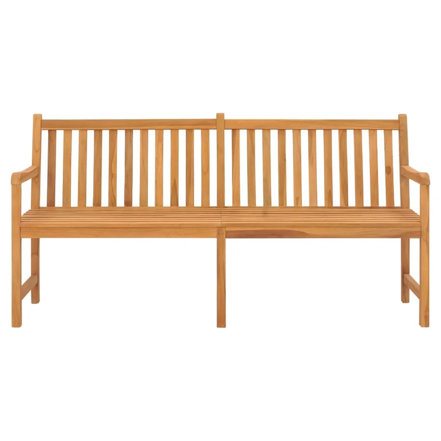 Banc de jardin 180 cm bois de teck solide - 2