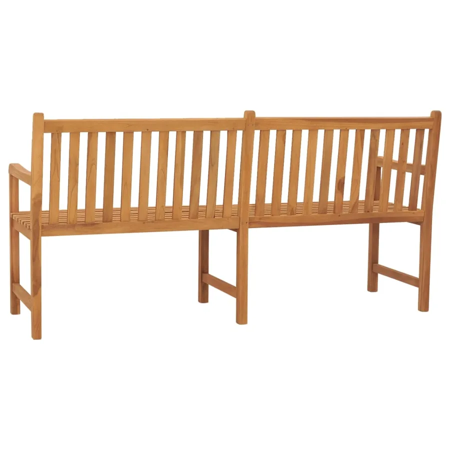 Banc de jardin 180 cm bois de teck solide - 3