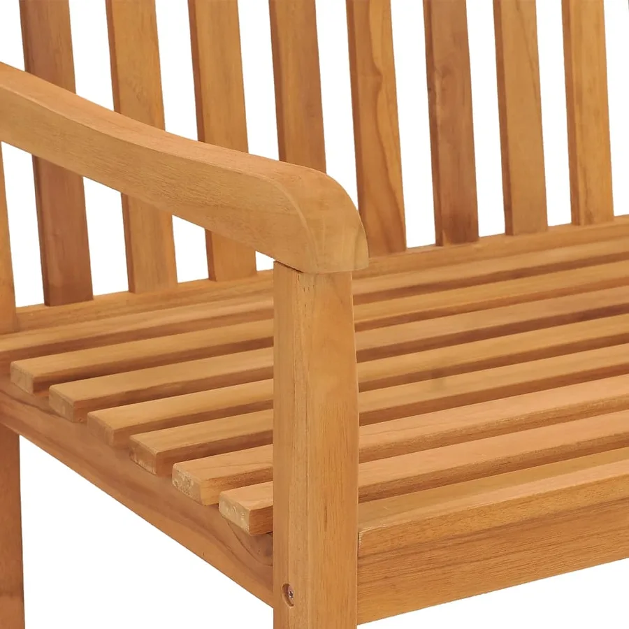 Banc de jardin 180 cm bois de teck solide - 5