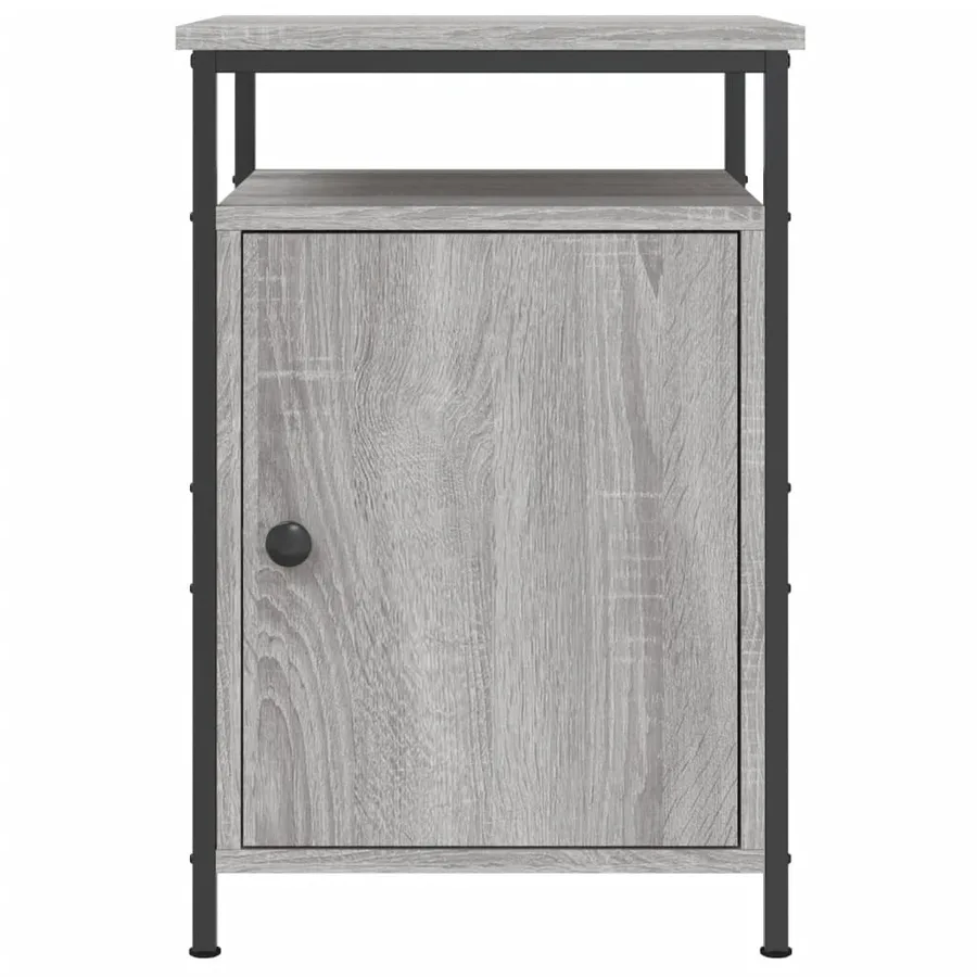 Tables de chevet 2 pcs sonoma gris 40x42x60cm bois d'ingénierie - 7