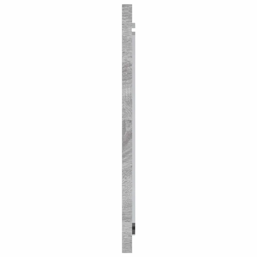 Ensemble de meubles de salle de bain 2 pcs Sonoma gris - 12