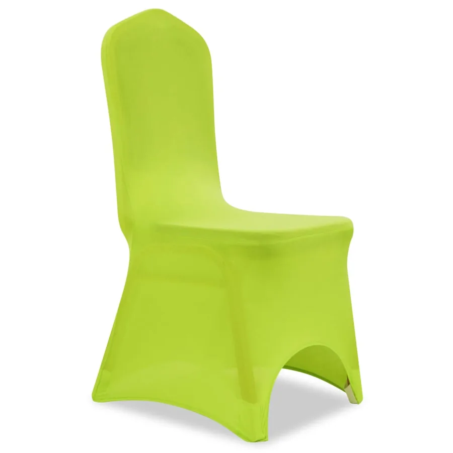 Housse de chaise extensible 6 pcs vert - 2