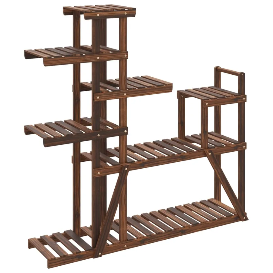 Support à fleurs 110x25x111 cm bois massif de sapin - 2