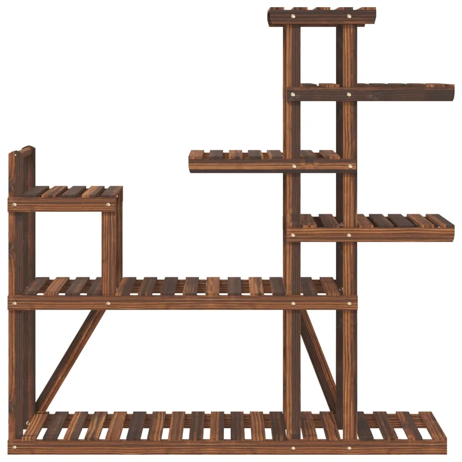 Support à fleurs 110x25x111 cm bois massif de sapin - 4