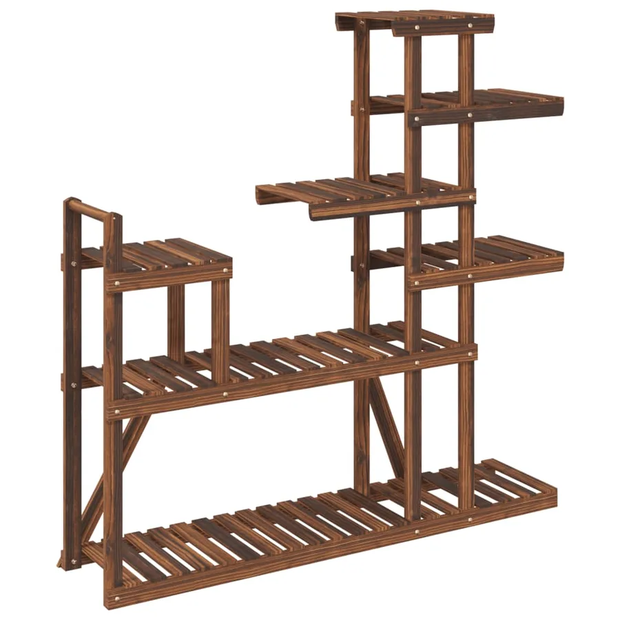 Support à fleurs 110x25x111 cm bois massif de sapin - 6