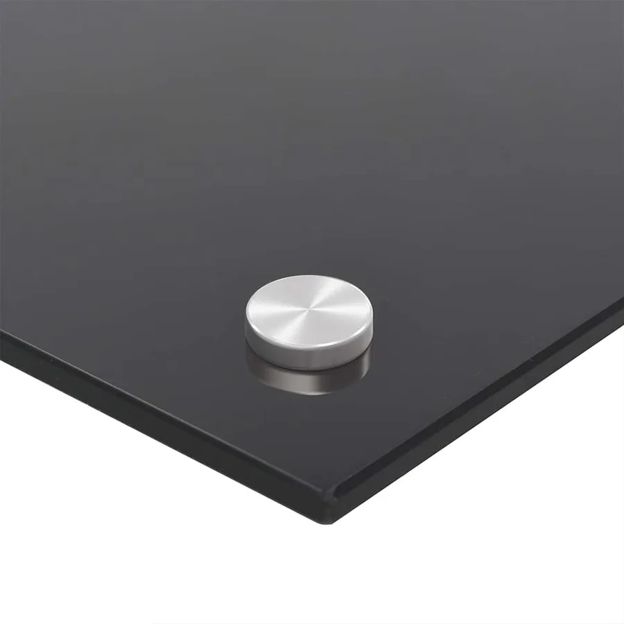 Dosseret de cuisine Noir 80x40 cm Verre trempé - 9