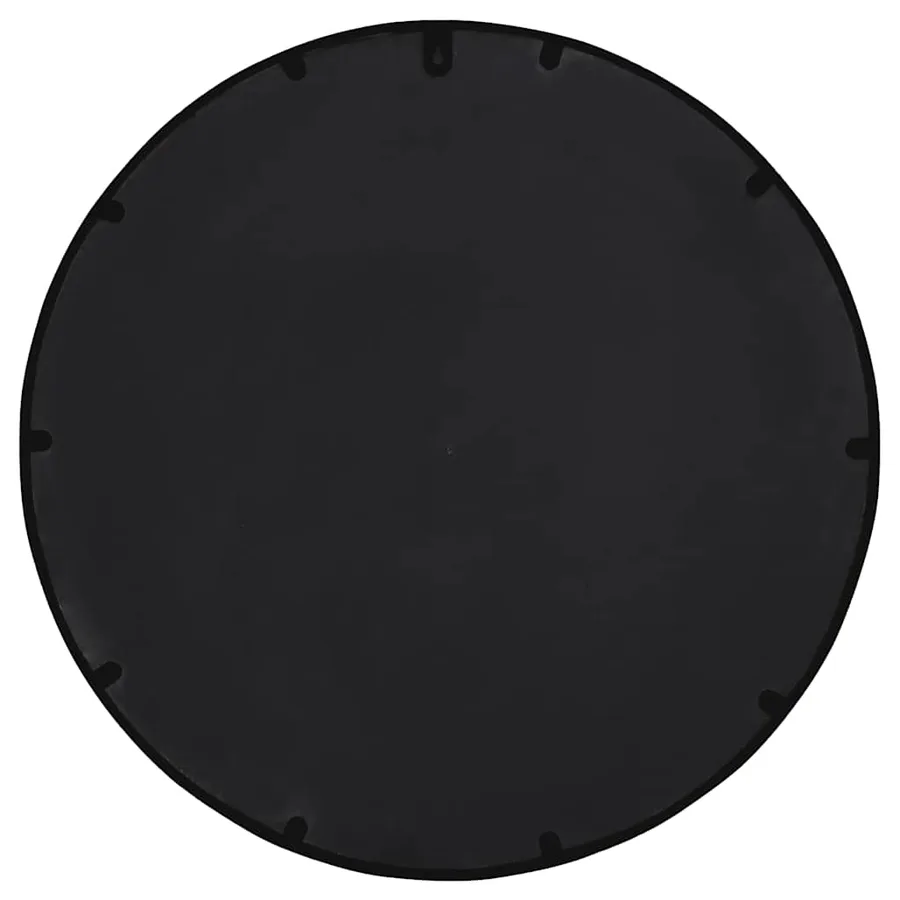 Miroir de jardin Noir 40x4 cm Fer Rond utilisation extérieure - 4