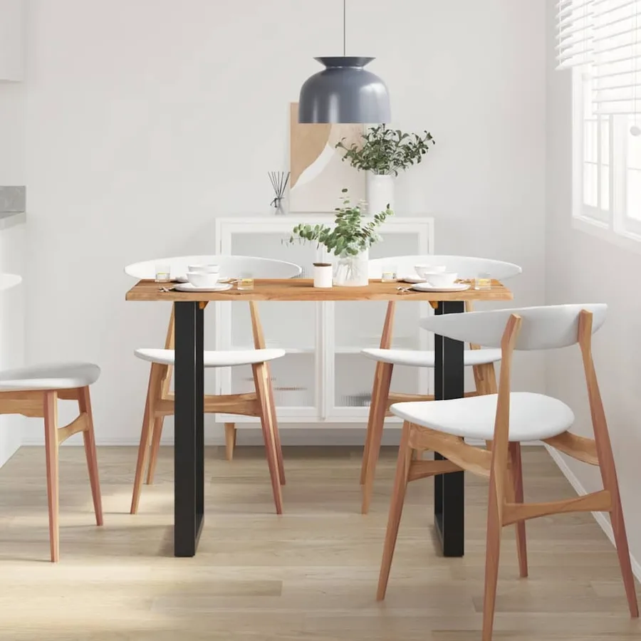 Table à dîner 110x50x76 cm Bois d'acacia solide - 3